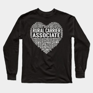 Rural Carrier Associate Heart Long Sleeve T-Shirt